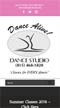 Mobile Screenshot of dancealivedancestudio.com